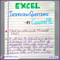 Excel Interview QnA Notes by CloudyML.pdf